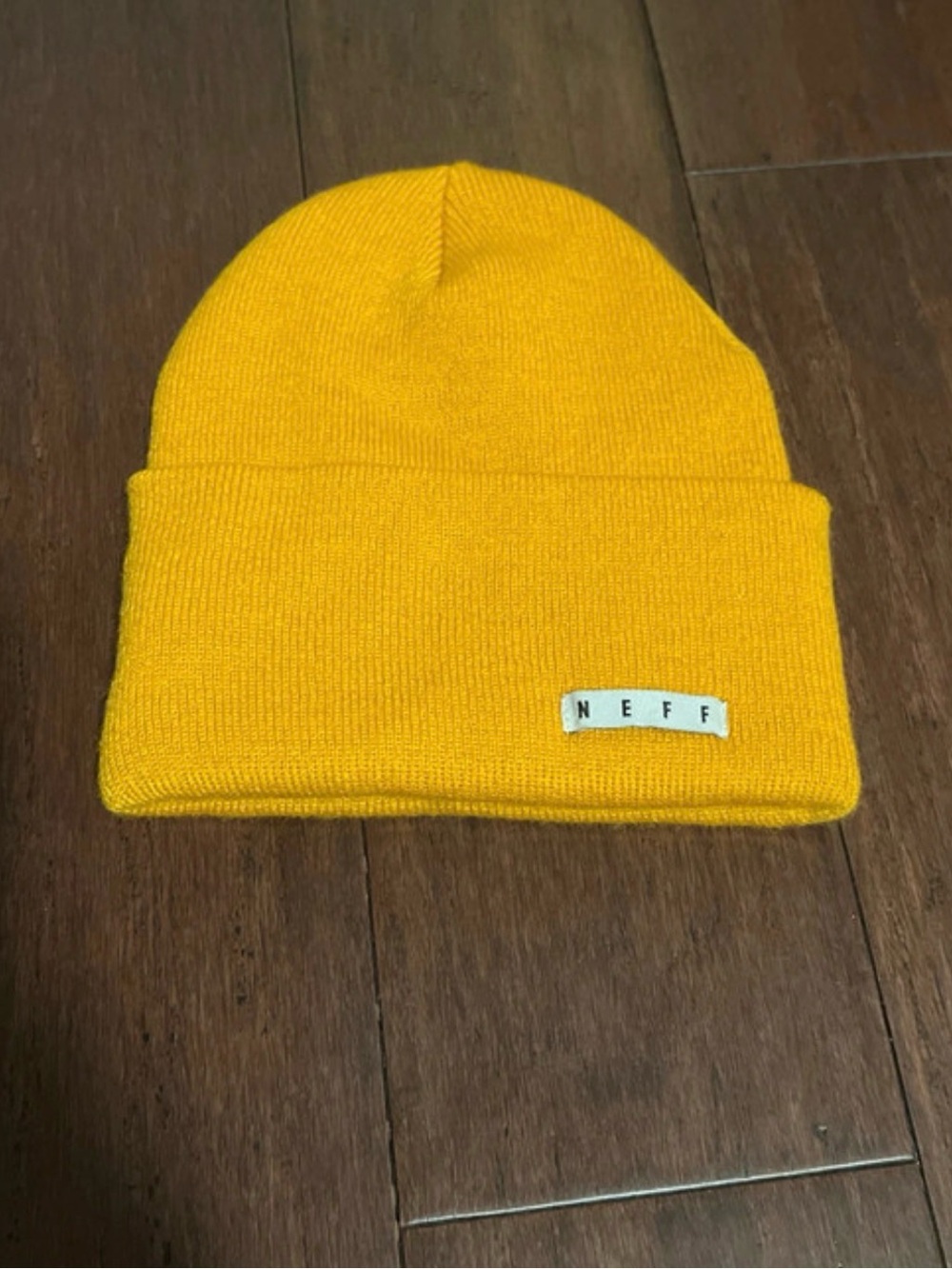 NEFF Yellow Orange Beanie Hat